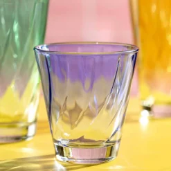 Trinkglas TWIST 215 ml blau 4er-Set