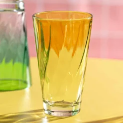 Trinkglas TWIST 300 ml gelb 4er-Set
