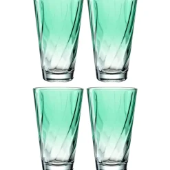 Trinkglas TWIST 300 ml grün 4er-Set