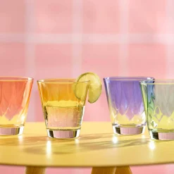 Trinkglas TWIST 215 ml rot 4er-Set