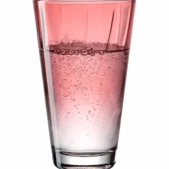 Trinkglas TWIST 300ml rot 4er-Set