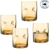 Trinkglas VESUVIO 300 ml amber 4er-Set