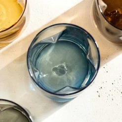 Trinkglas VESUVIO 300 ml blau 4er-Set