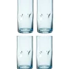 Trinkglas VESUVIO 330 ml blau 4er-Set