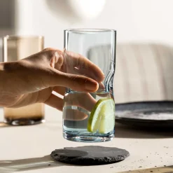 Trinkglas VESUVIO 330 ml blau 4er-Set