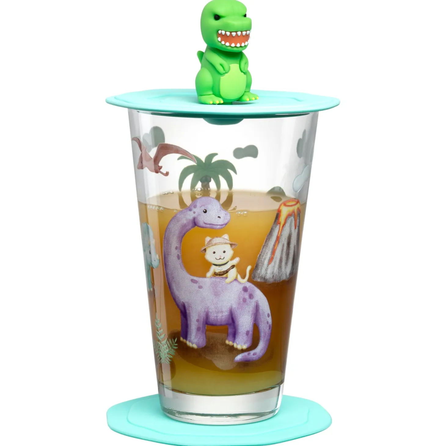Trinkset BAMBINI AVVENTURA 3-teilig 300 ml Dino