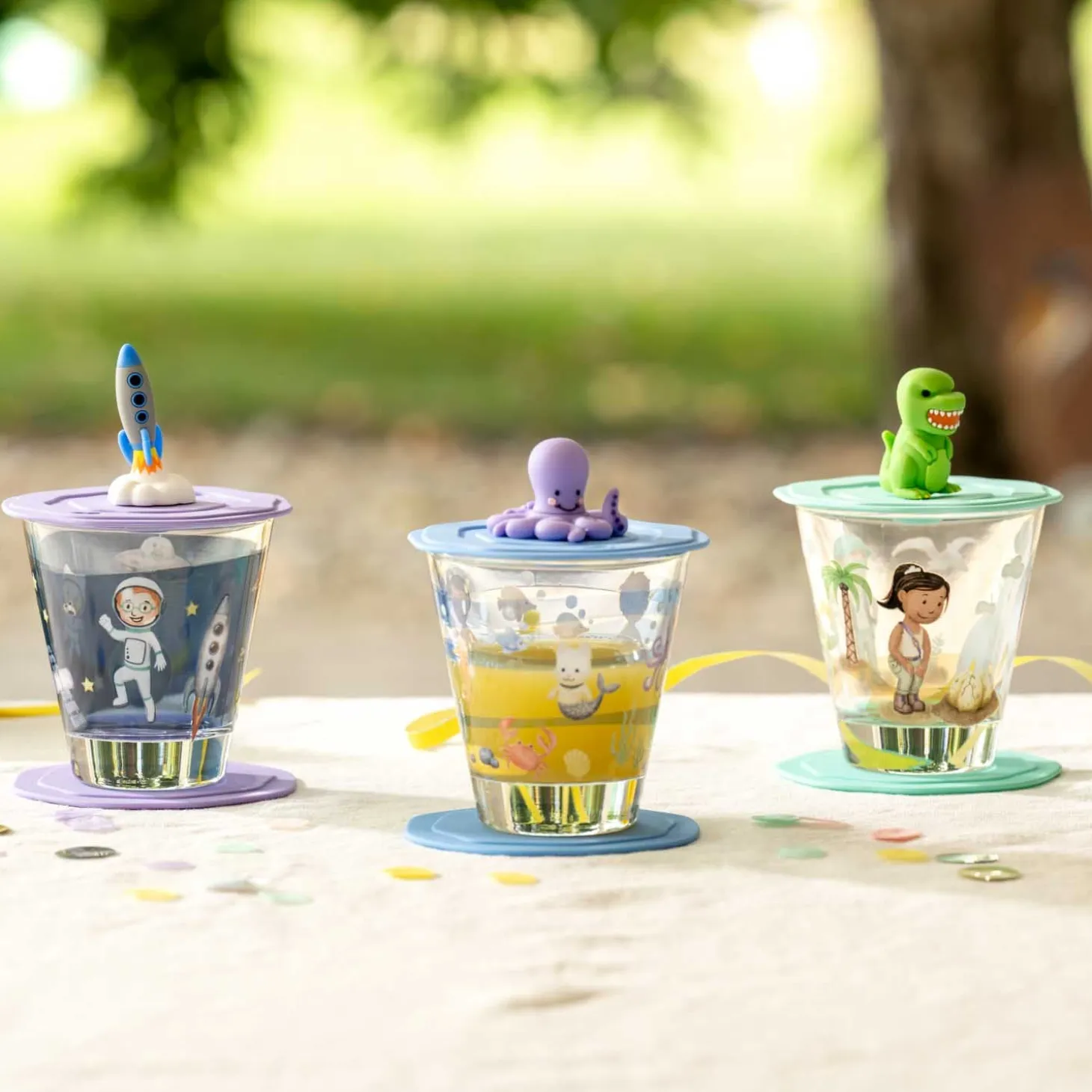 Trinkset BAMBINI AVVENTURA 3-teilig 215 ml Meer