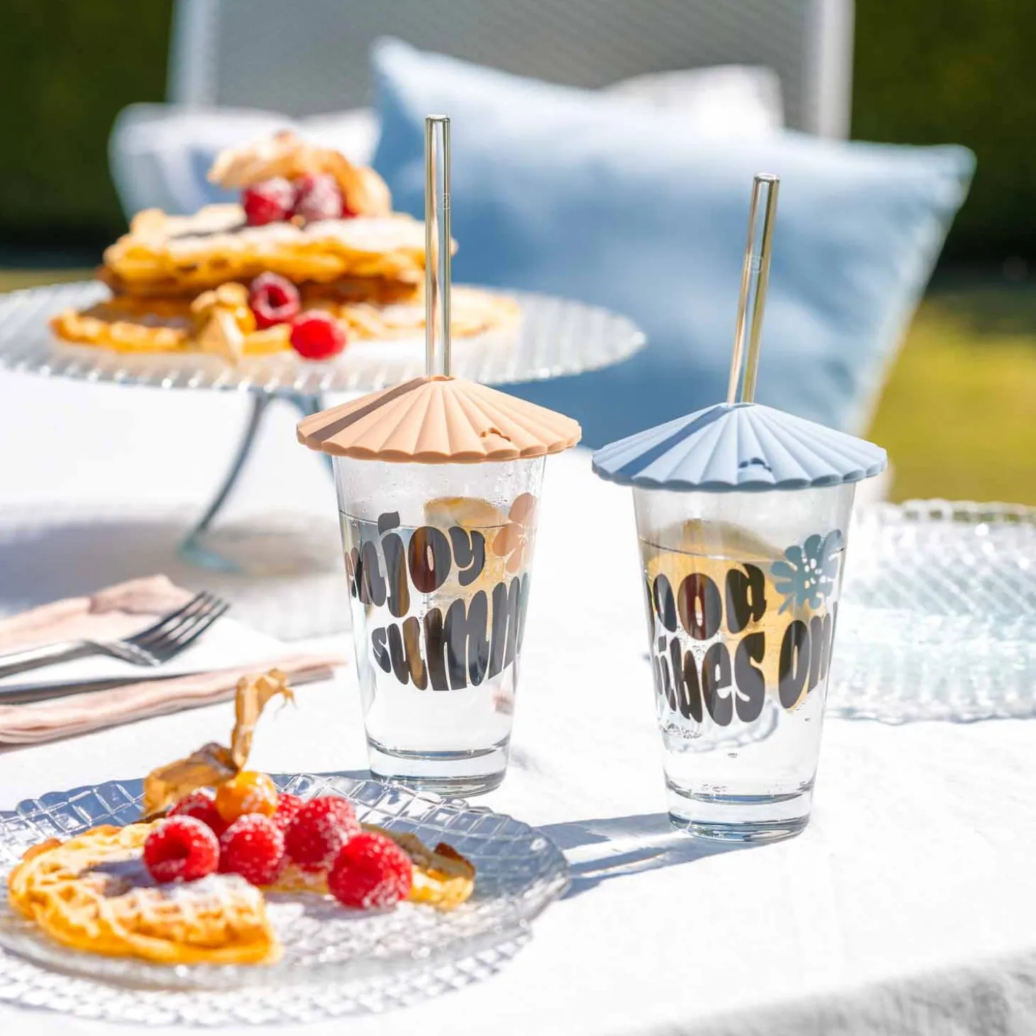 Trinkset SOLE 300 ml blau 3-teilig