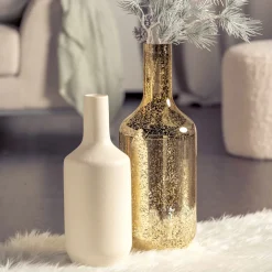 Vase 50 cm gold gesprenkelt MILANO
