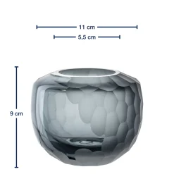 Vase BELLAGIO 9 cm anthrazit