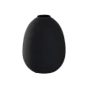 Vase CASOLARE 16 cm schwarz Metall