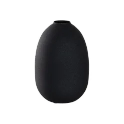 Vase CASOLARE 19 cm schwarz Metall