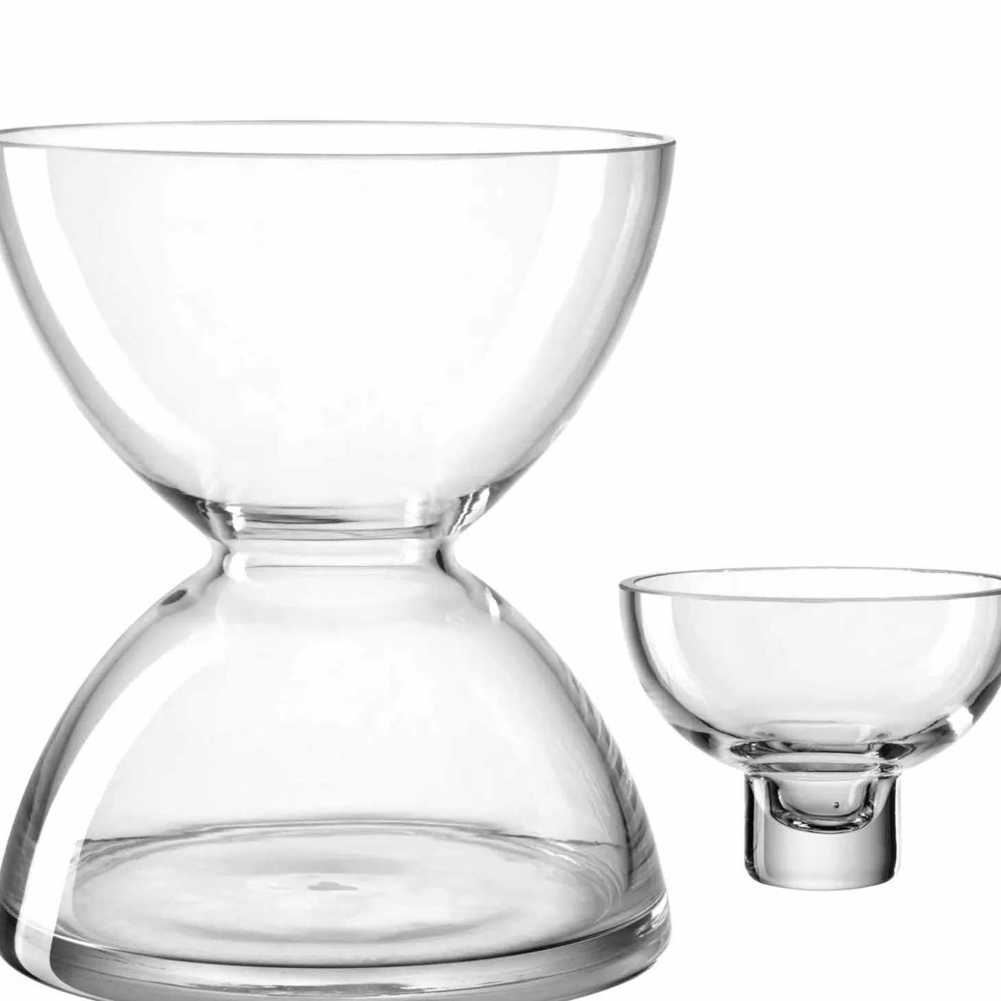 Vase DIABOLO 19 cm mit Einsatz