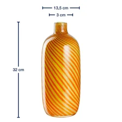 Vase FILO COLORI 32 cm gelb