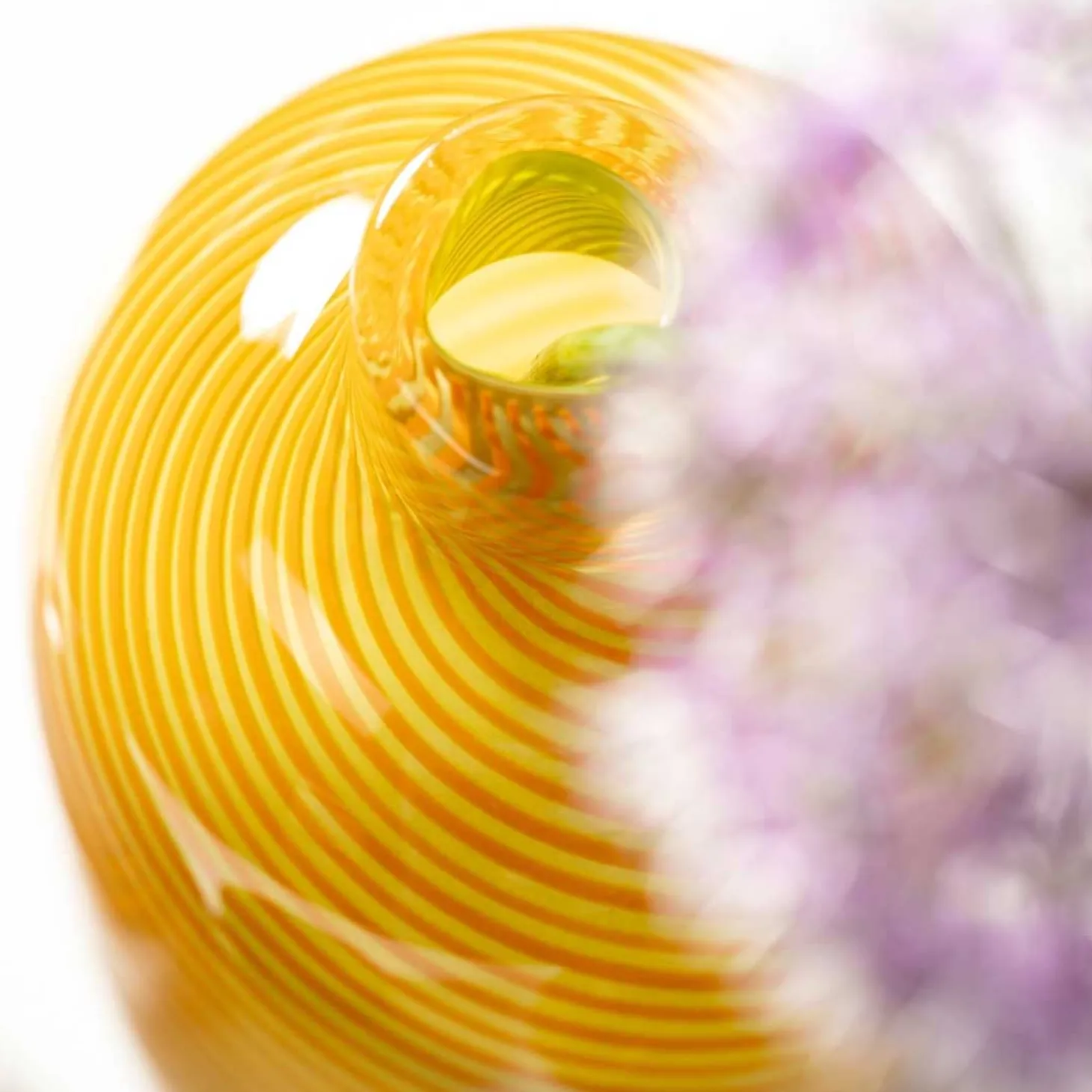 Vase FILO COLORI 32 cm gelb