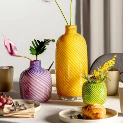 Vase FILO COLORI 32 cm gelb