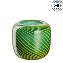 Vase FILO COLORI 10 cm grün