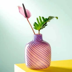 Vase FILO COLORI 16 cm pink