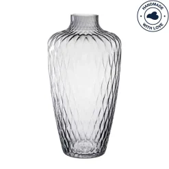 Vase GIULIA 38 cm grau