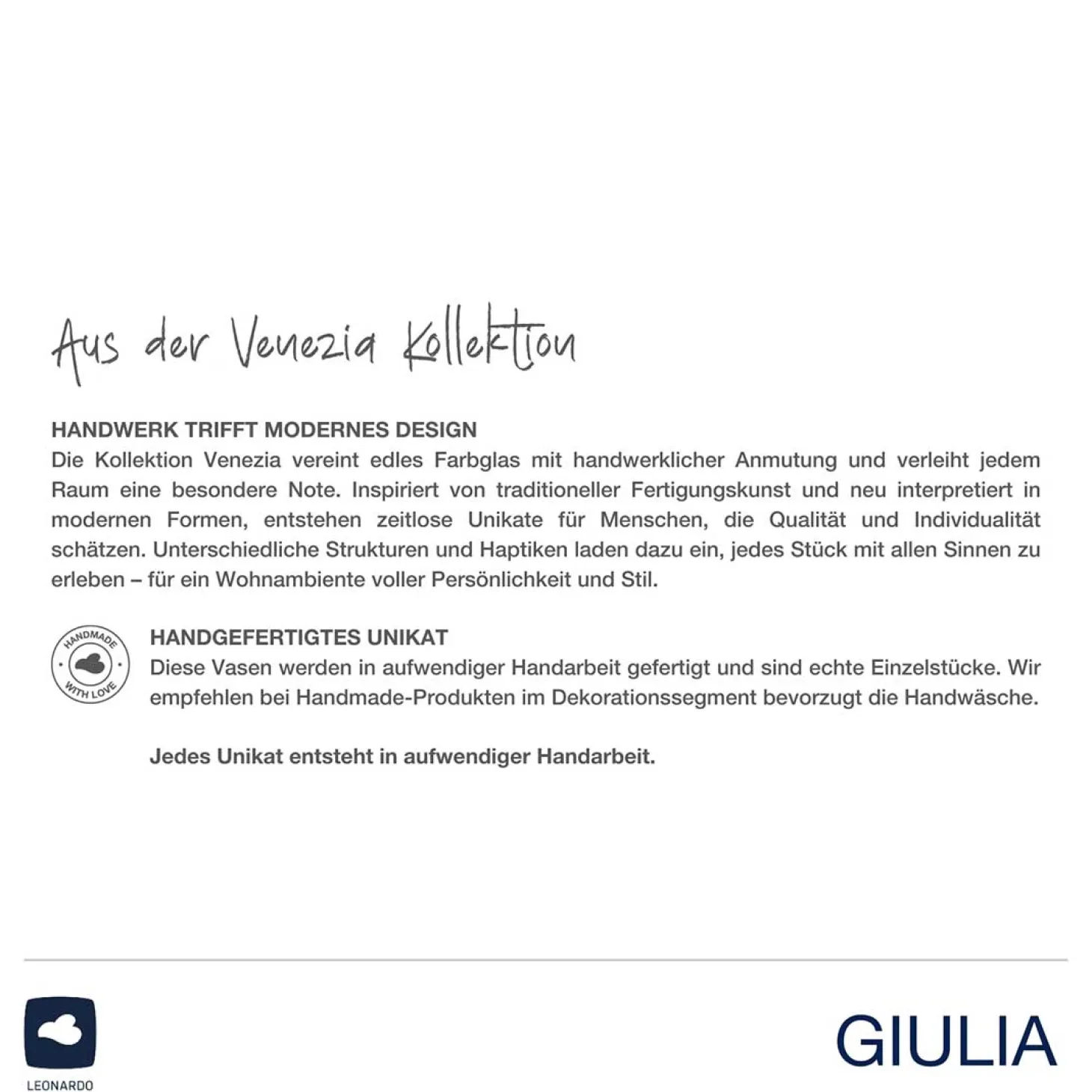 Vase GIULIA 11 cm grau