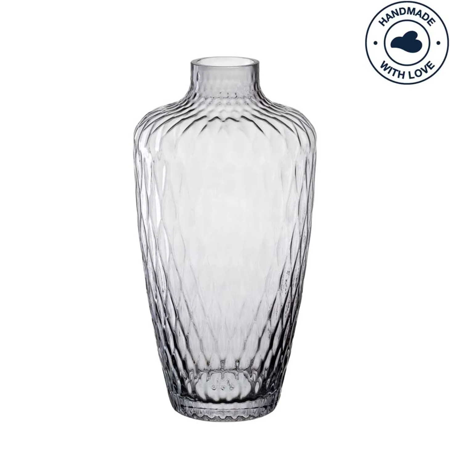 Vase GIULIA 28 cm grau