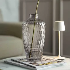 Vase GIULIA 28 cm grau