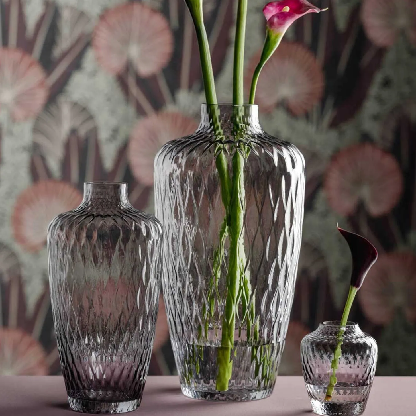 Vase GIULIA 28 cm grau