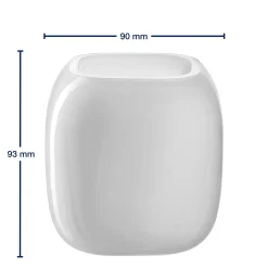 Vase MILANO 9 cm weiß