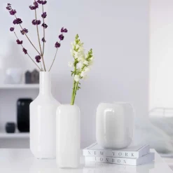 Vase MILANO weiß 20 cm x 15 cm