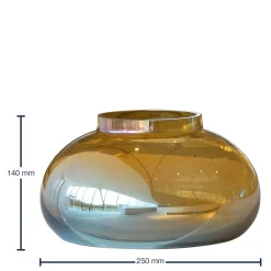 Vase POESIA 14 cm gold