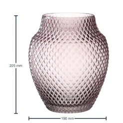 Vase POESIA 23 cm viola