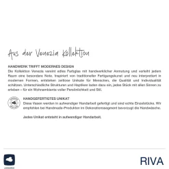 Vase RIVA mit Aufsatz 22 cm grau