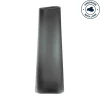 Vase TURNO 42 cm grau satiniert