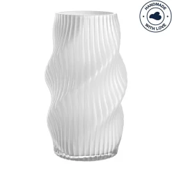 Vase VERDI 30 cm weiß