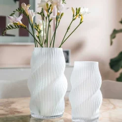 Vase VERDI 30 cm weiß