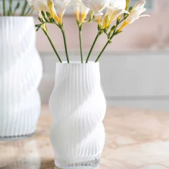 Vase VERDI 19 cm weiß