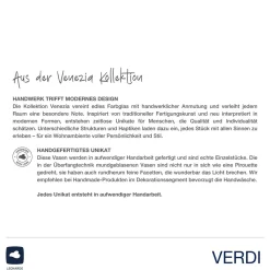 Vase VERDI 19 cm weiß