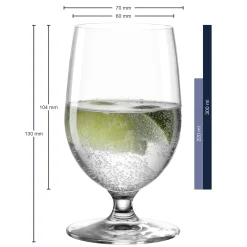 Wasserbecher CIAO+ 300 ml mit persönlicher Gravur