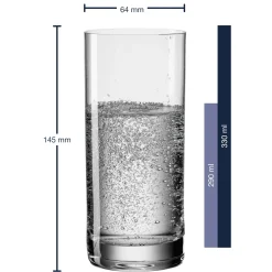 Wasserbecher EASY+ 330 ml 6er-Set