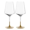 Weinglas PUCCINI 560 ml gold 2er-Set