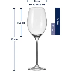 Weißweinglas CHEERS 400 ml mit persönlicher Gravur