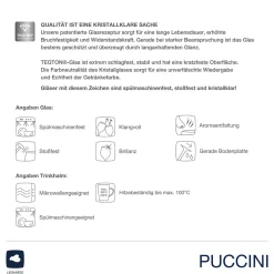 Weißweinglas Geschenkset PUCCINI 5-teilig 560 ml