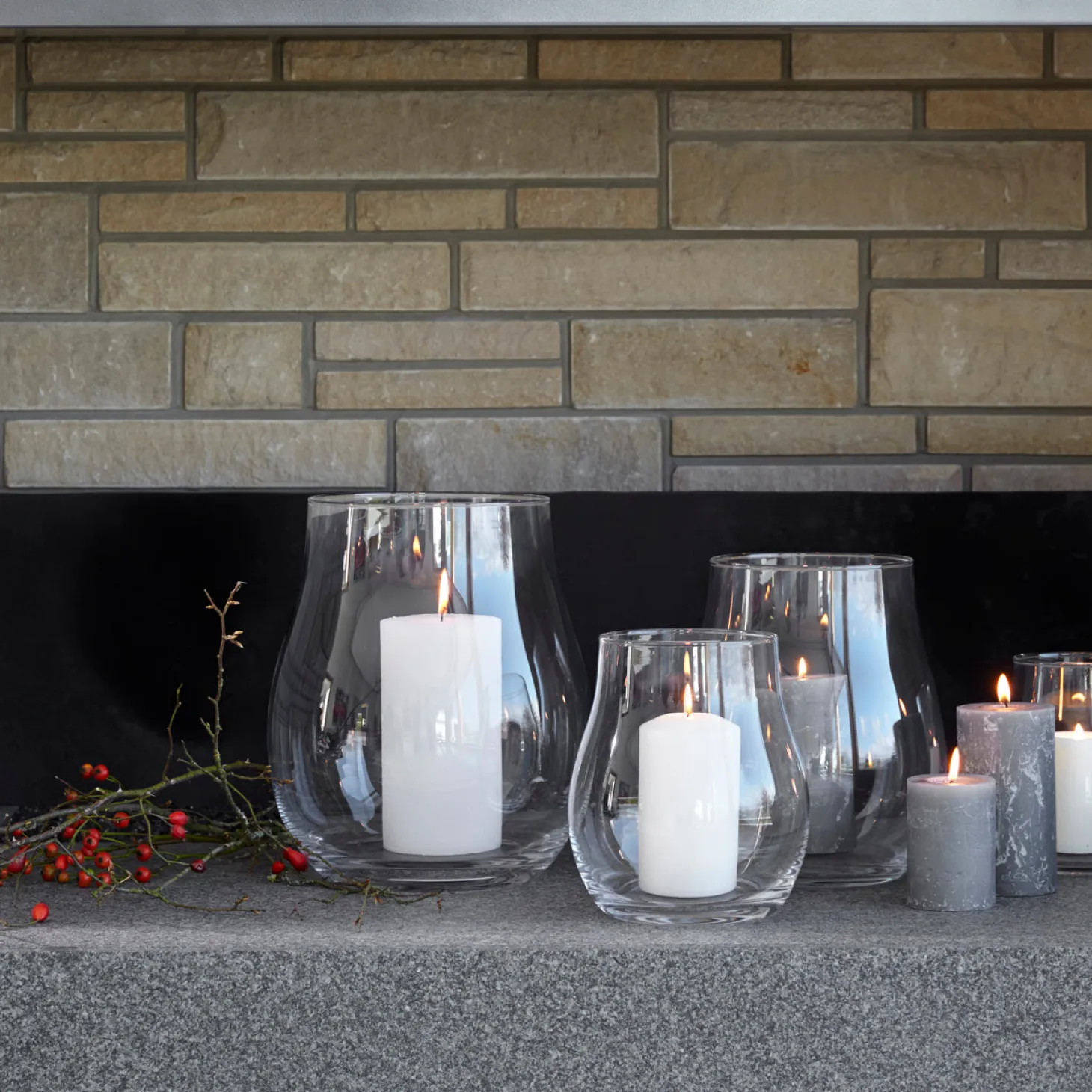 Windlicht GIARDINO 22 cm