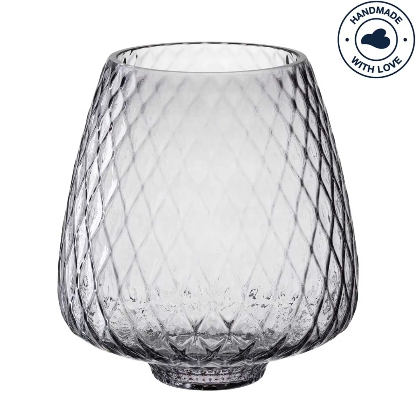 Windlicht GIULIA 20 cm grau