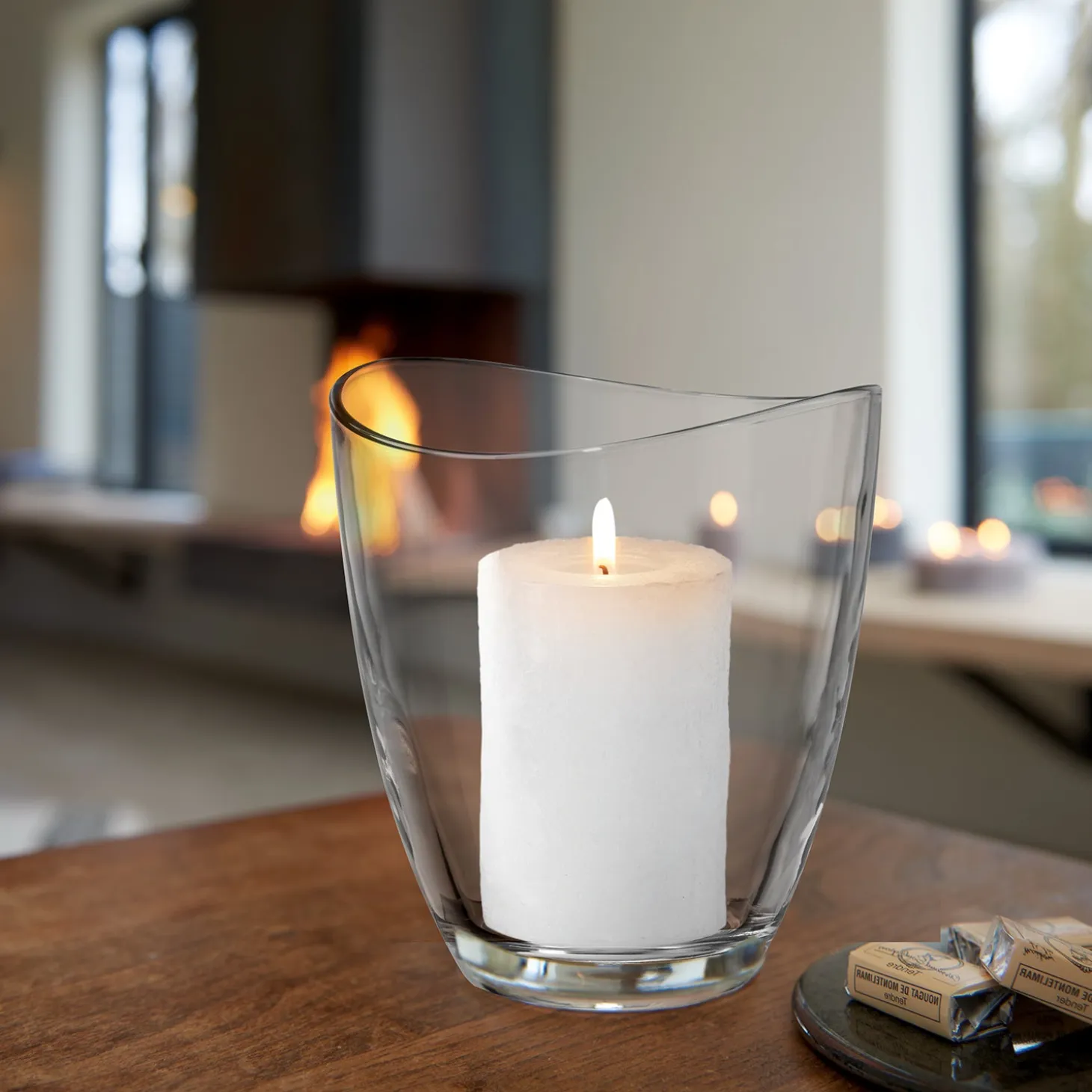 Windlicht LOOP 17 cm